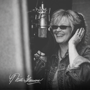 Misti Flowers in recording studio
